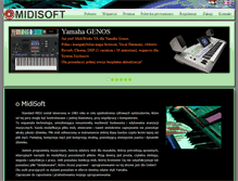 Tablet Screenshot of midisoft.pl